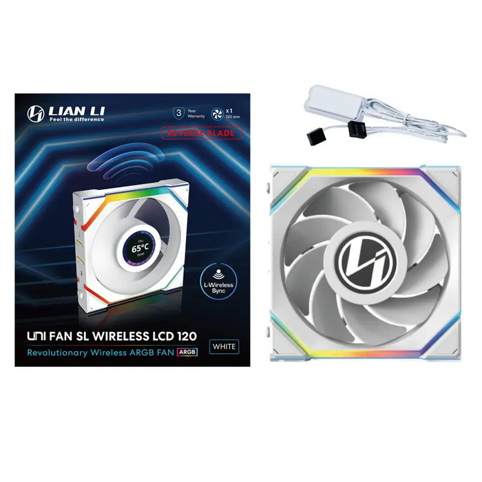 Вентилатор Lian Li UNI FAN SL Wireless LCD Reverse Blade