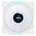 Вентилатор Lian Li UNI FAN TL Reverse LCD 120mm - White