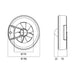 ВЕНТИЛАТОР VENTS ARC SMART BLACK WIFI