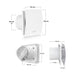 ВЕНТИЛАТОР ЗА БАНЯ BOSCH 1500 W DH 100