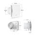 ВЕНТИЛАТОР ЗА БАНЯ BOSCH 1500 W DH 125