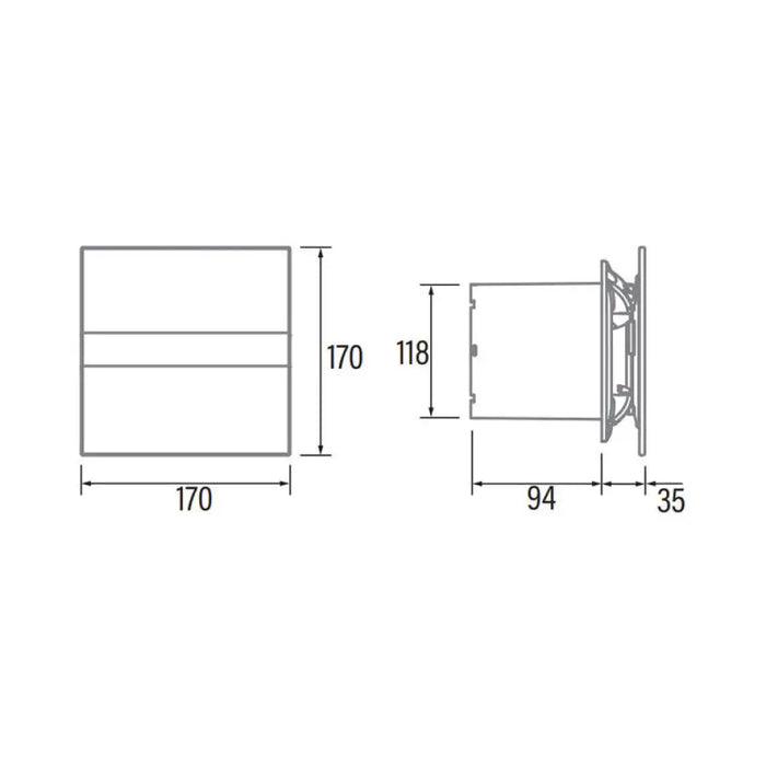 ВЕНТИЛАТОР ЗА БАНЯ CATA E-120 G