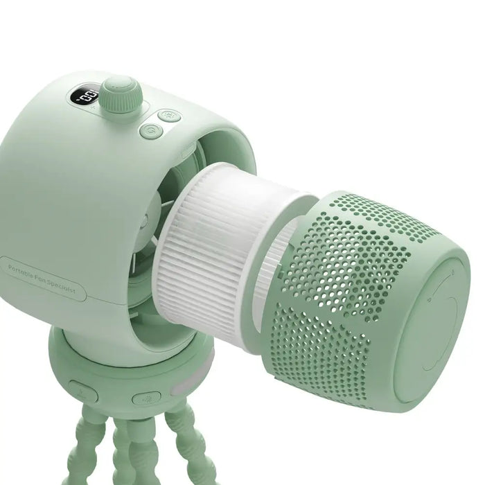 Вентилатор за количка Jisulife Life2S 5000mAh с гъвкави