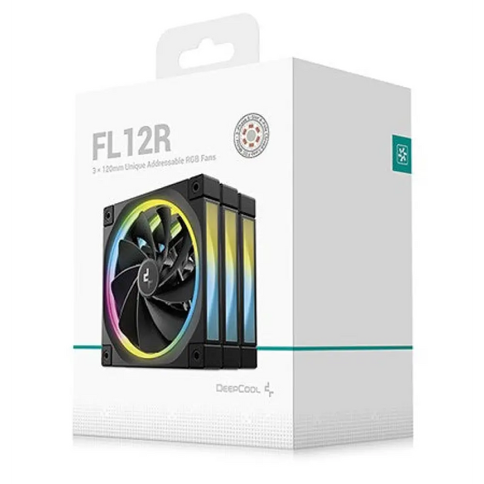 Вентилатор за кутия DEEPCOOL R-FL12R-BKAPN3-G Ø 12 cm (3