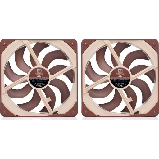 Вентилатор за кутия Noctua NF A14x25 G2 PWM Sx2 PP Ø 14 cm