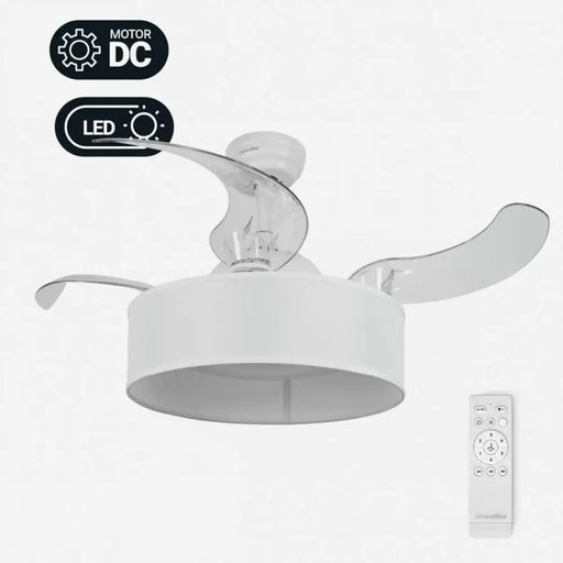Вентилатор за таван Universal Blue JALOQUE WFW Ø 104 cm Бял