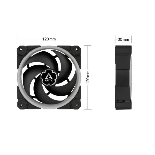Вентилатори ARCTIC BioniX P120 A-RGB Black 120mm