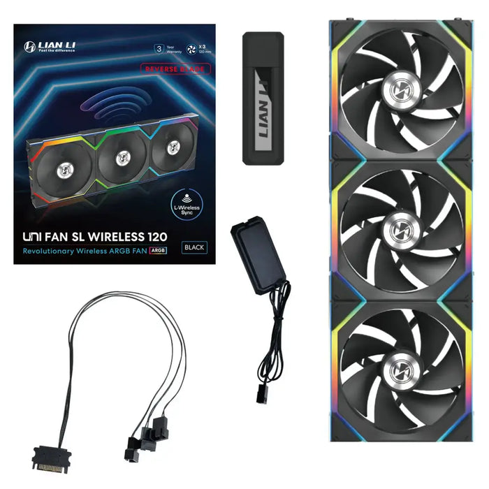 Вентилатори 3бр Lian Li UNI FAN SL Wireless ARGB PWM
