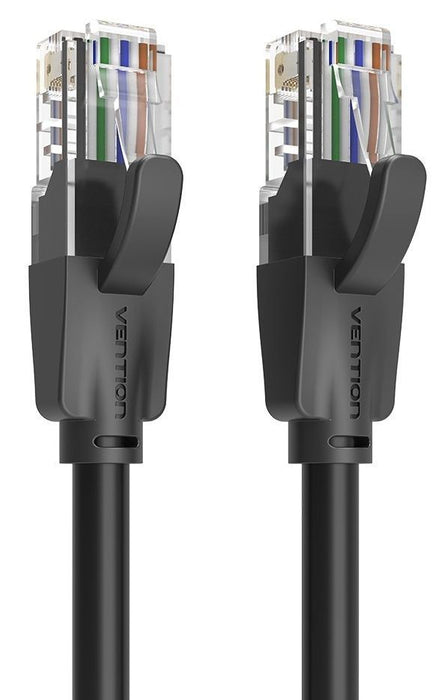 Мрежов кабел Vention - IBEBF, RJ45/RJ45, 1m, черен