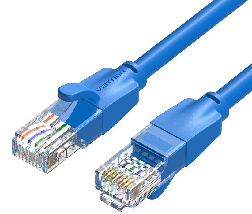 Мрежов кабел Vention - IBELF, RJ45/RJ45, 1m, син