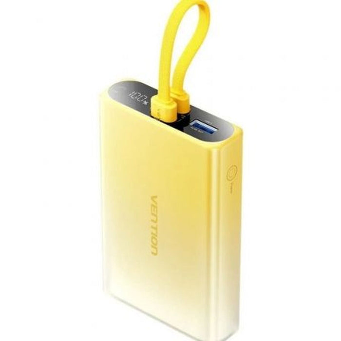 Преносима батерия Powerbank Vention FHZY0 Жълт 10000 mAh
