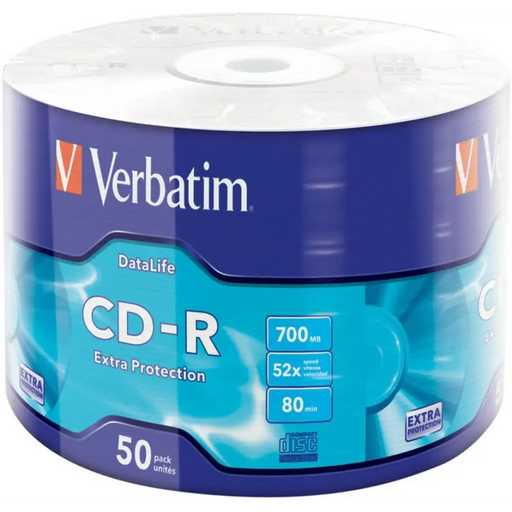 Verbatim CD-R Extra Protection 50 бр. в целофан