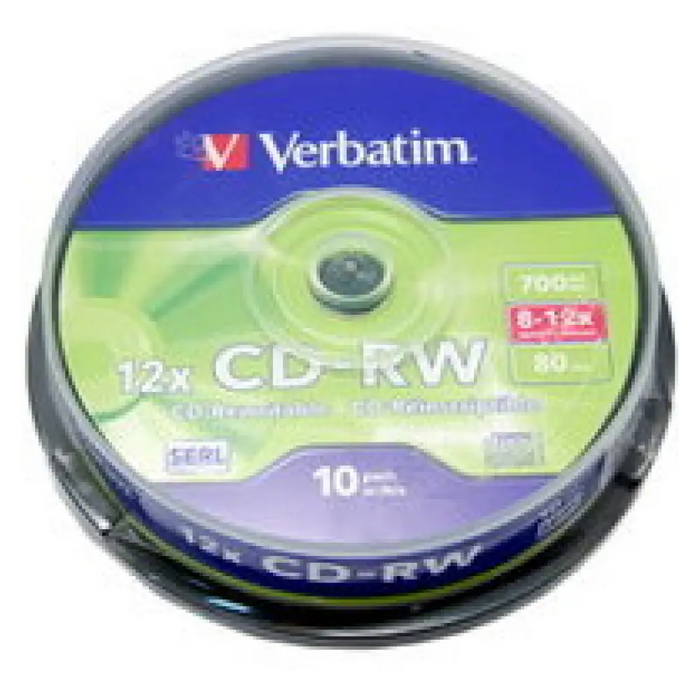 Verbatim CD-RW 700MB 12x - 12 бр в шпиндел