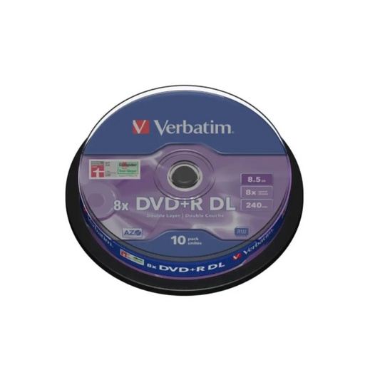 Verbatim DVD + R D.L. 8.5Gb./8X - 10 бр. в шпиндел