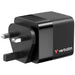 Verbatim Mini GaN Charger 65W 2 порта прибиращ се кабелен