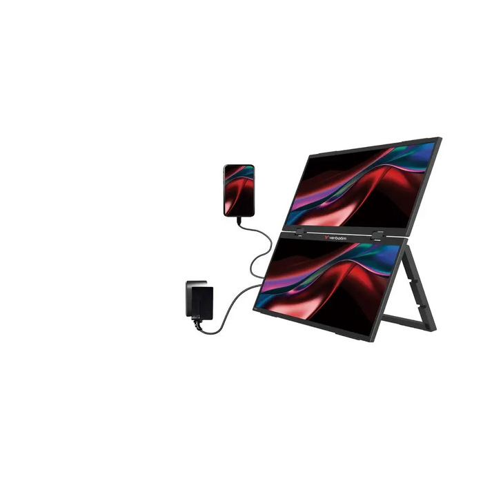 Verbatim Portable 15.6’’ Dual Monitor Essentials