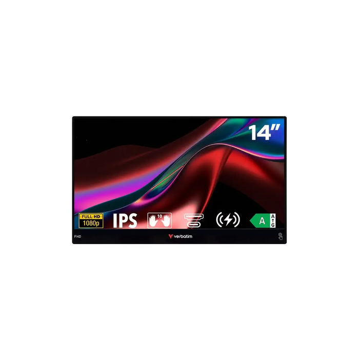 Verbatim преносим 14’’ FHD сензорен монитор LIGHT