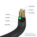 Verbatim Sync & Charge USB-A към USB-C 18W 120 см