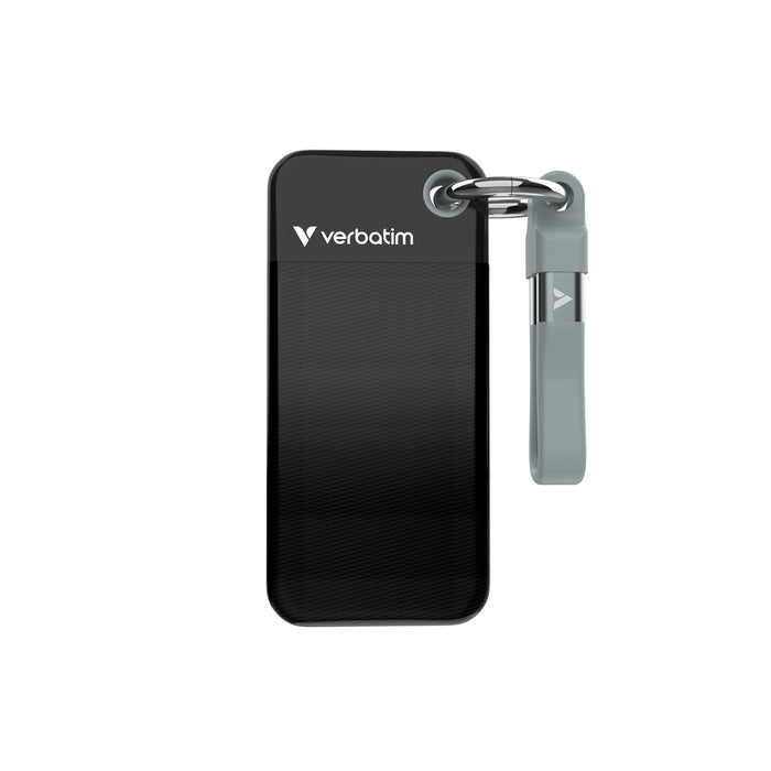 Verbatim Pocket SSD USB 3.2 Gen 2 1TB черен/сив