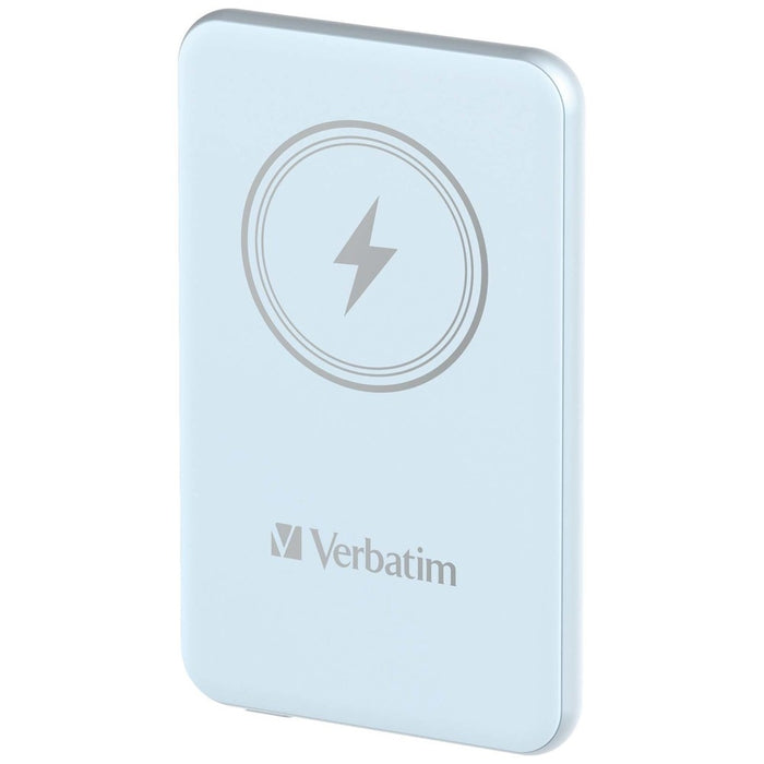 Verbatim MCP-5BE Power Pack 5000 mAh с UBS-C PD 20W / Магнитно безжично зареждане 15W Син