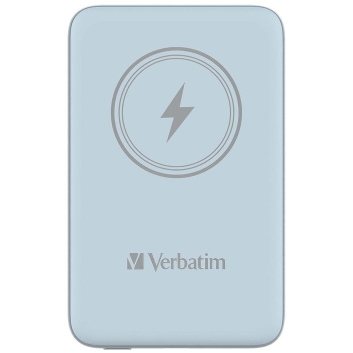 Verbatim MCP-10BE Power Pack 10000 mAh с UBS-C PD 20W / Магнитно безжично зареждане 15W Син