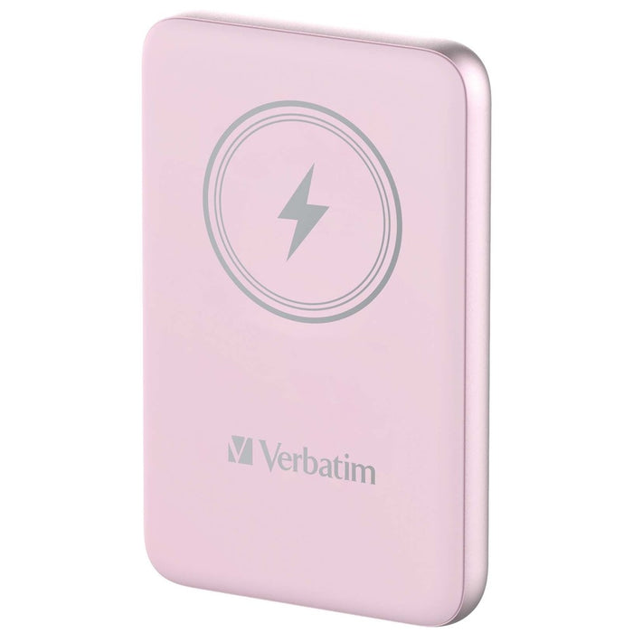 Verbatim MCP-10PK Power Pack 10000 mAh с UBS-C PD 20W / Магнитно безжично зареждане 15W Розов