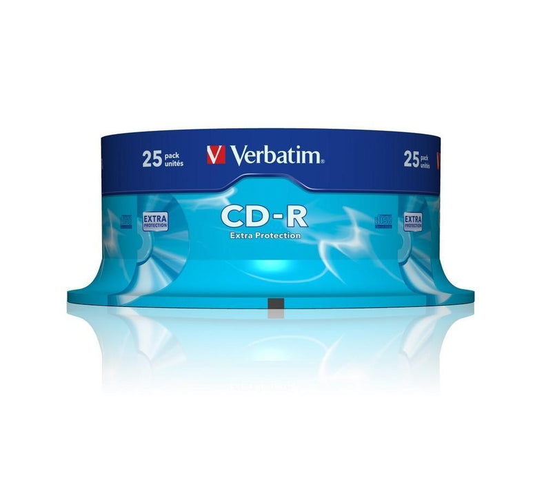 Verbatim CD-R 700MB 52X ДОПЪЛНИТЕЛНА ЗАЩИТА ПОВЪРХНОСТ (25 ОПАКОВКИ)