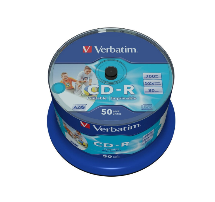 Verbatim CD-R AZO Printable 700Mb. 50 бр. в ш-л