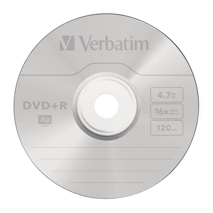 Verbatim DVD+R AZO 4.7GB 16X МАТОВО СРЕБРИСТА ПОВЪРХНОСТ (25 ОПАКОВКИ)