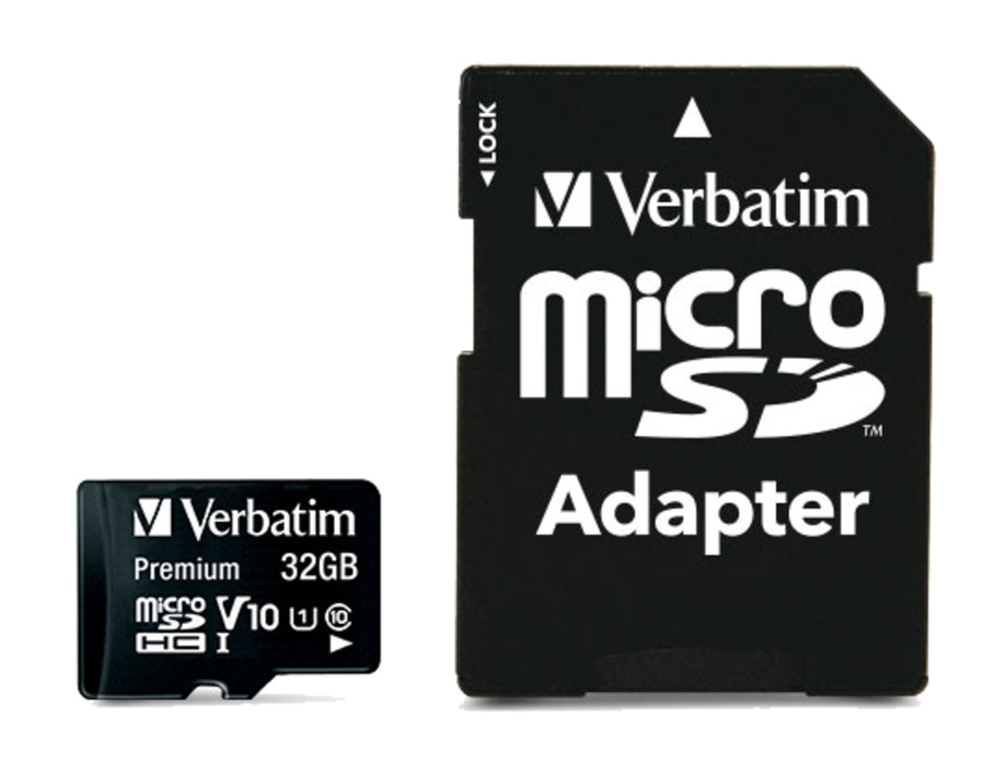 Verbatim Premium micro SDHC 32GB клас 10 (вкл. адаптер)