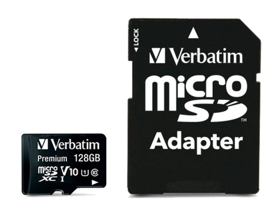 Verbatim Premium micro SDXC 128GB клас 10 (вкл. адаптер)