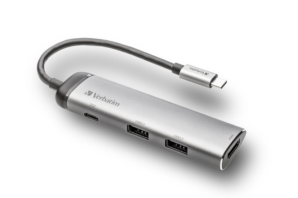 Verbatim USB-C мултипортов хъб USB 3.1 Gen1/USB 3.0/HDMI