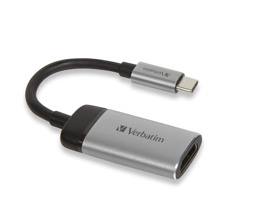 Verbatim USB-C към HDMI 4K адаптер - USB 3.1 Gen 1/HDMI 10 см кабел