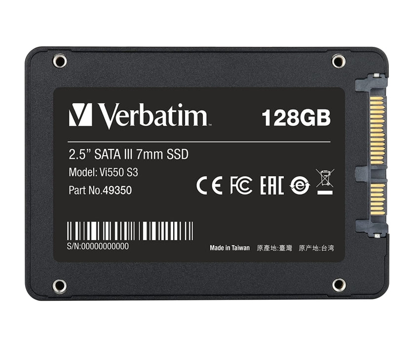 Verbatim Vi550 S3 2.5" SATA III 7mm SSD 128GB