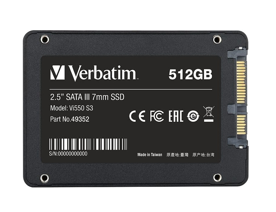 Verbatim Vi550 S3 2.5" SATA III 7 мм SSD 512 GB