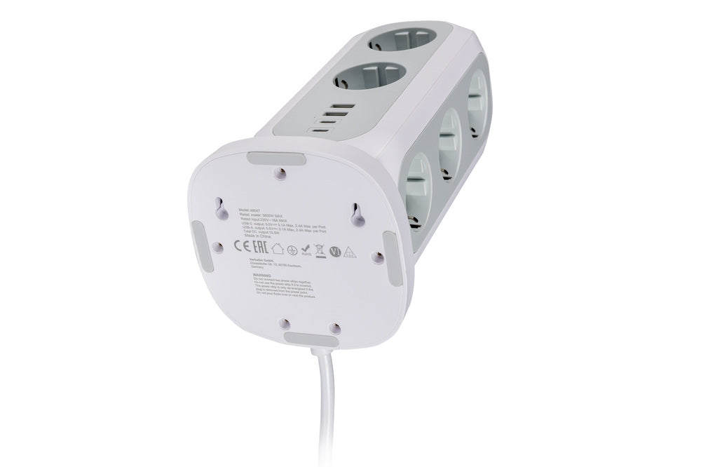 Verbatim EUPT-01 EU Power Tower 11 AC с 2 x USB-C / 2 x USB-A