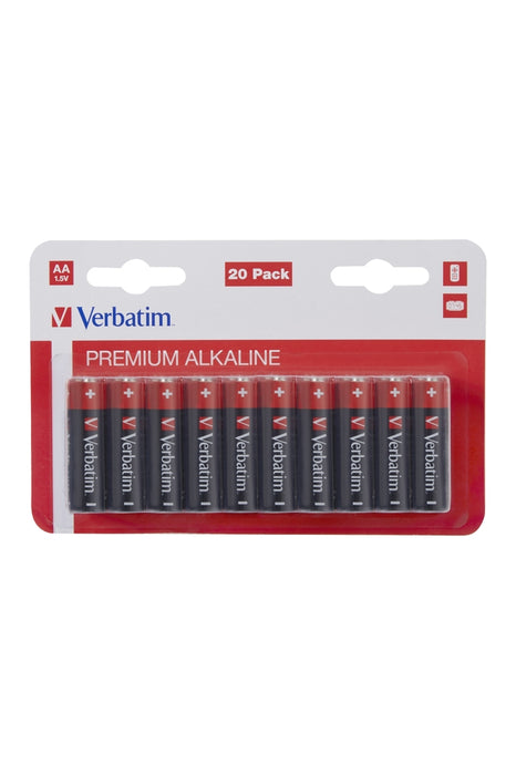 Verbatim АЛКАЛНА БАТЕРИЯ AA 20 PACK (HANGCARD)