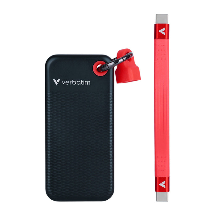 Външен диск VERBATIM POCKET 2TB BLACK/RED 32196