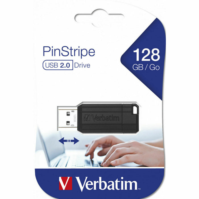 USB стик Verbatim 49071 Черен 128 GB