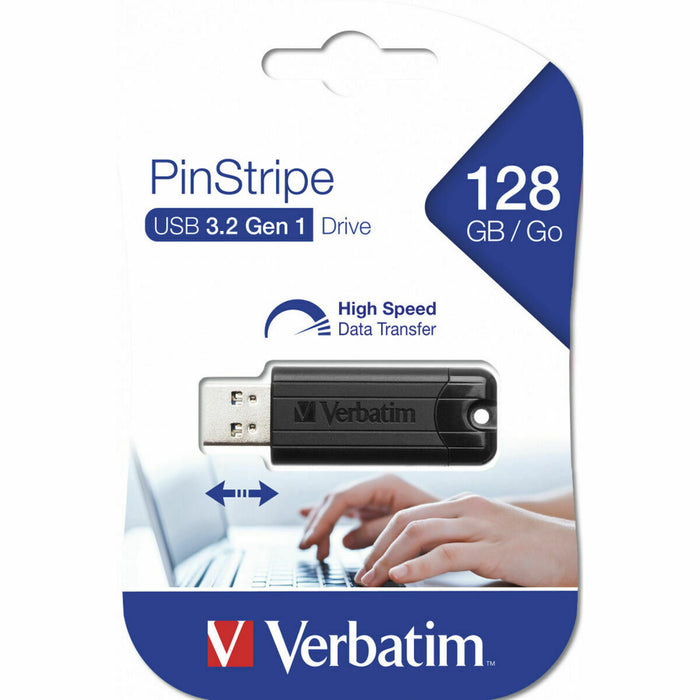 USB стик Verbatim 49319 Черен 128 GB