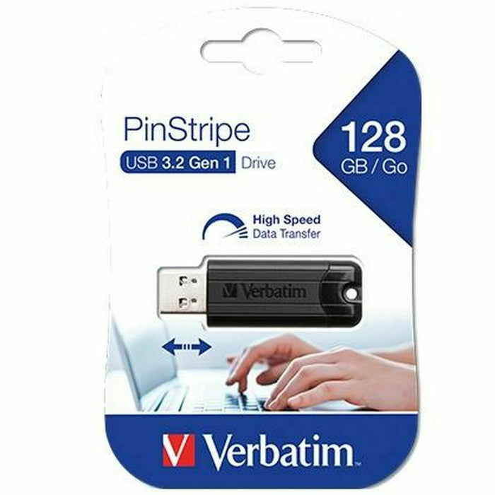 USB стик Verbatim 49319 Черен 128 GB