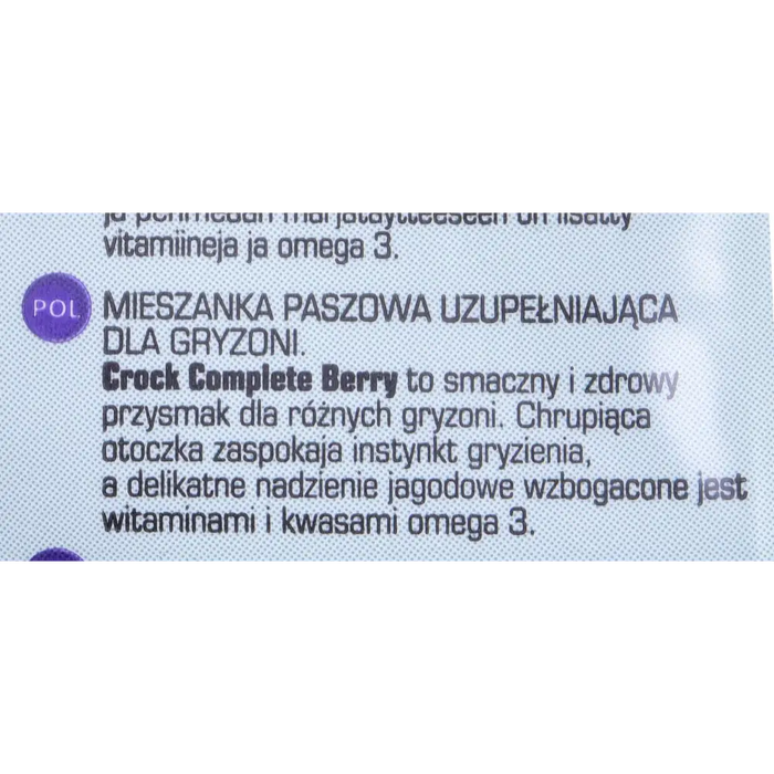 VERSELE LAGA Complete Crock Berry - лакомство за гризачи