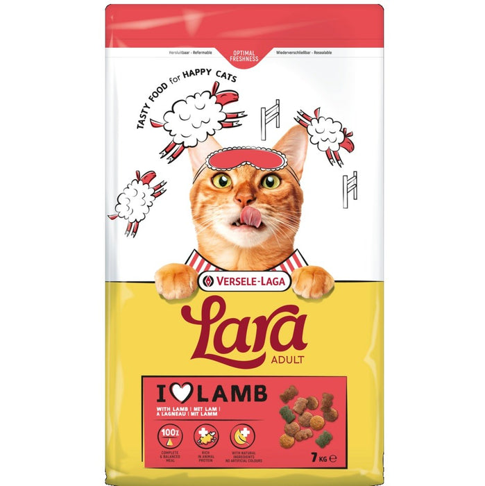VERSELE-LAGA Lara Adult Lamb - суха храна за котки - 7 кг
