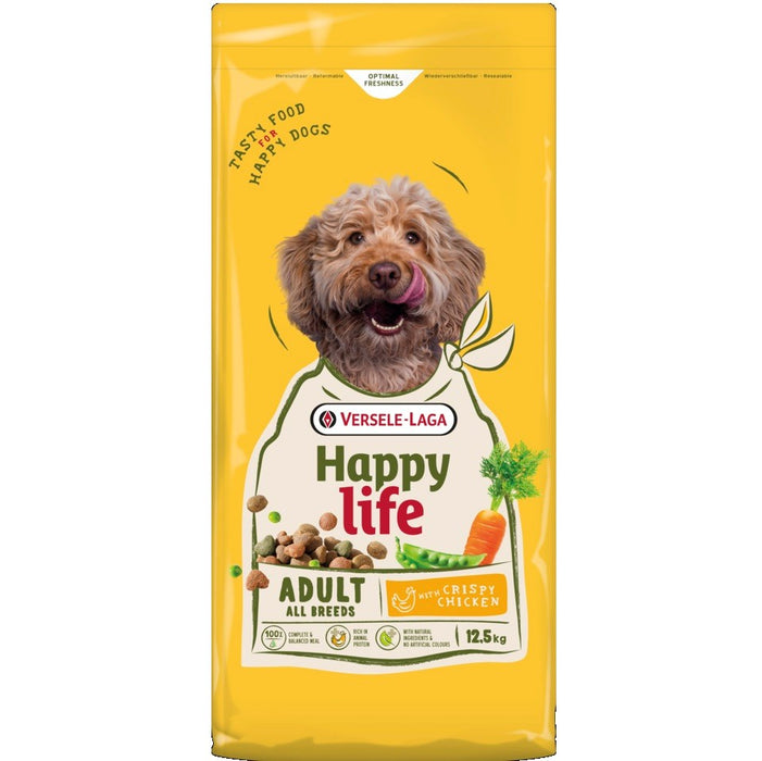 VERSELE-LAGA Happy life с пиле - суха храна за кучета - 12,5 кг