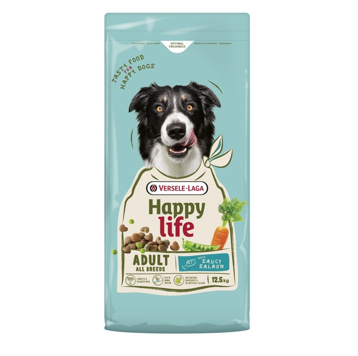 VERSELE-LAGA Happy life Salmon - суха храна за кучета - 12,5 кг