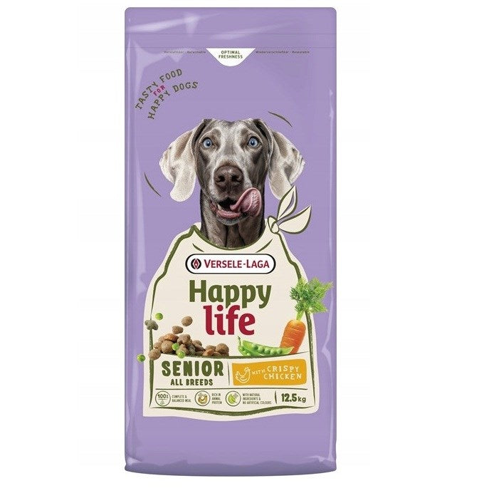 VERSELE-LAGA Happy life Senior Chicken - суха храна за кучета - 12,5 кг