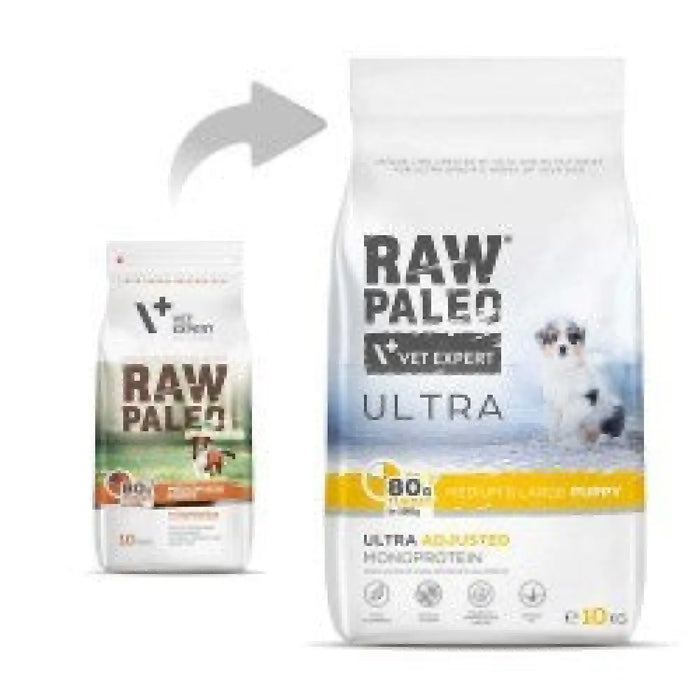 VET EXPERT RAW PALEO Ultra Medium&Large Puppy Turkey - суха