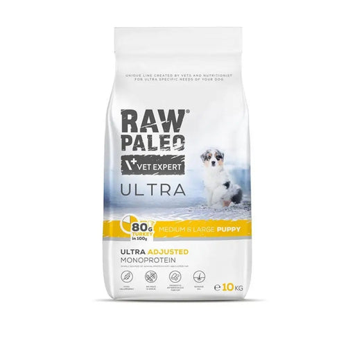 VET EXPERT RAW PALEO Ultra Medium&Large Puppy Turkey - суха