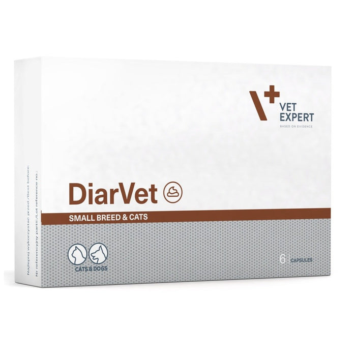 VETEXPERT Diarvet Малки породи - добавки за кучета и котки - 6 таблетки