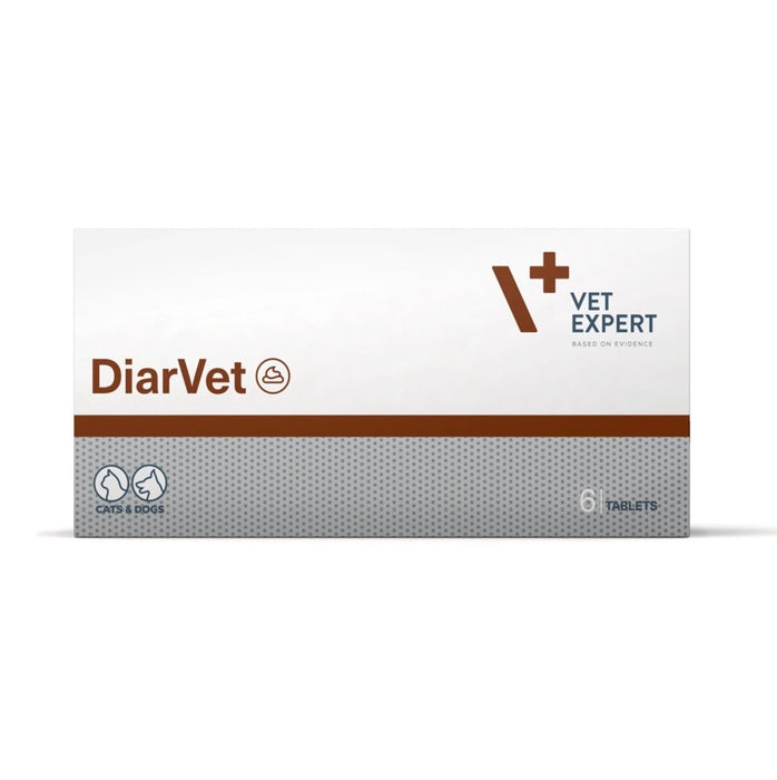 VETEXPERT Diarvet - хранителни добавки за кучета и котки - 6 таблетки